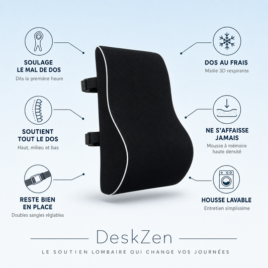 DeskZen Support — soulagez votre dos dès la première heure